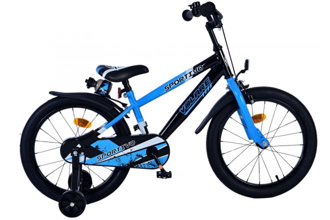 Volare Sportivo Kids bike - Boys - 18 inch - Blue Black [CLONE]