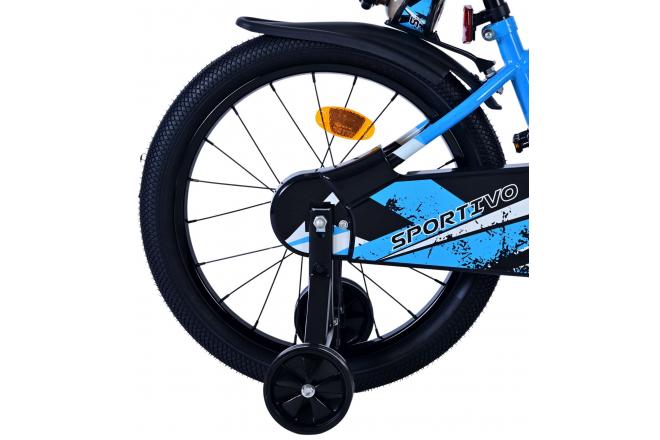 Volare Sportivo Kids bike - Boys - 18 inch - Blue Black [CLONE]
