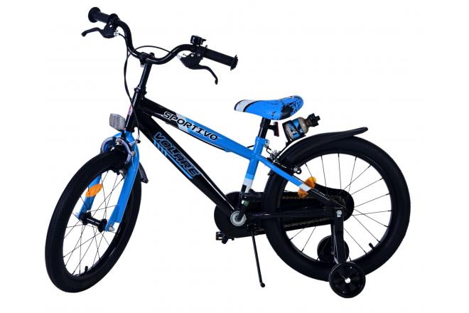 Volare Sportivo Kinderfiets - Boys - 18 inch - Blue Black - Two Hand Brakes [CLONE]