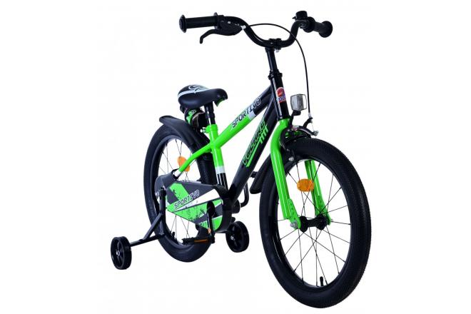 Volare Sportivo Kids bike - Boys - 18 inch - Green Black [CLONE]