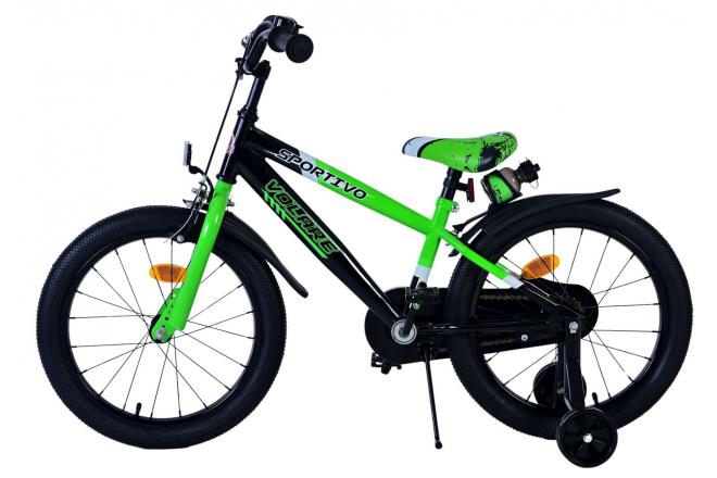 Volare Sportivo Kids bike - Boys - 18 inch - Green Black [CLONE]