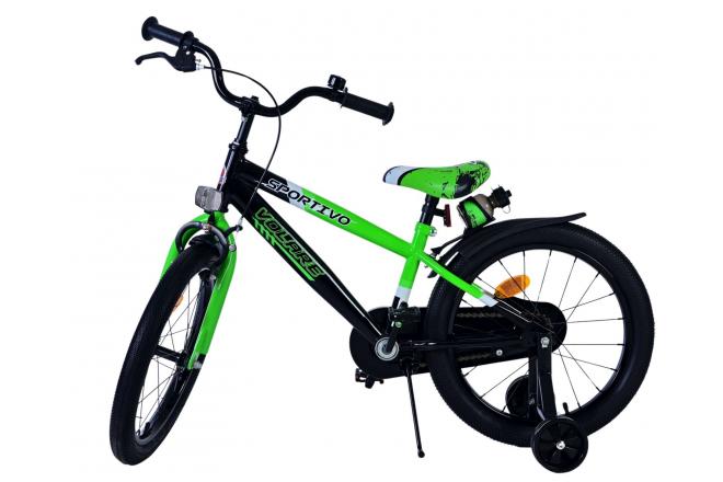 Volare Sportivo Kids bike - Boys - 18 inch - Green Black [CLONE]