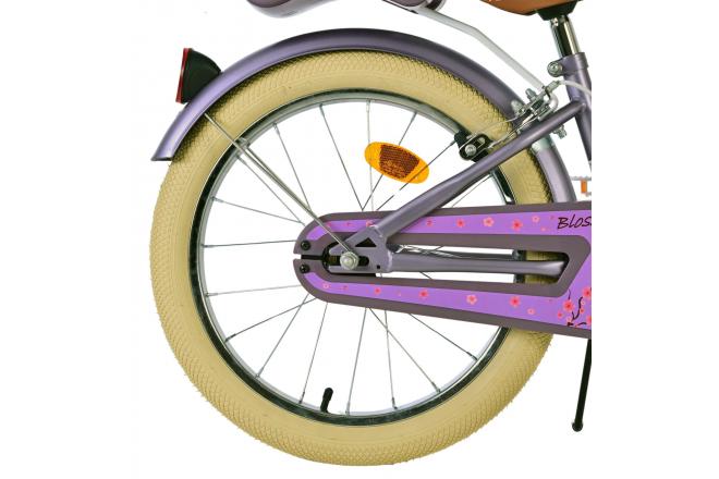 Volare Blossom Children's bike - Girls - 18 inch - Purple - Two Hand Brakes [CLONE]
