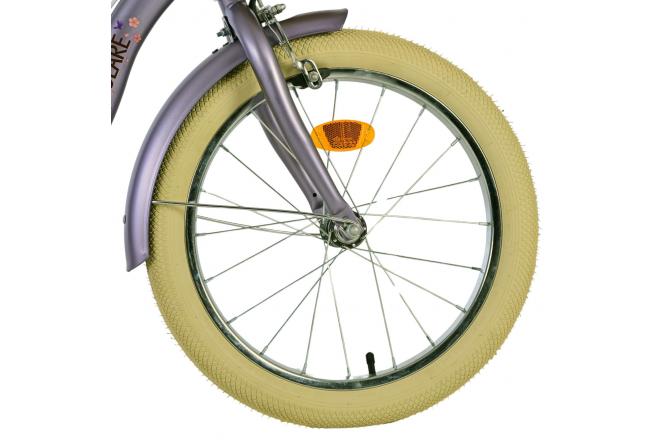 Volare Blossom Children's bike - Girls - 18 inch - Purple - Two Hand Brakes [CLONE]