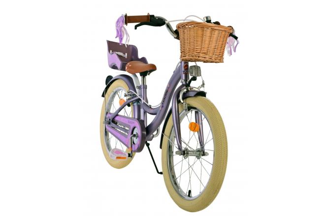Volare Blossom Children's bike - Girls - 18 inch - Purple - Two Hand Brakes [CLONE]