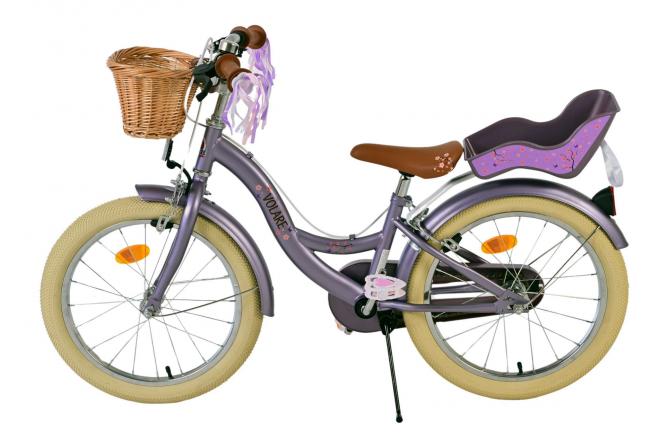 Volare Blossom Children's bike - Girls - 18 inch - Purple - Two Hand Brakes [CLONE]