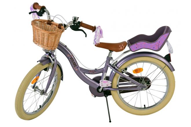 Volare Blossom Children's bike - Girls - 18 inch - Purple - Two Hand Brakes [CLONE]