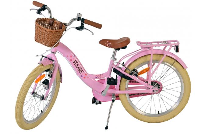 Volare Blossom Kids bike - Girls - 20 inch - Pink - Two hand brakes
