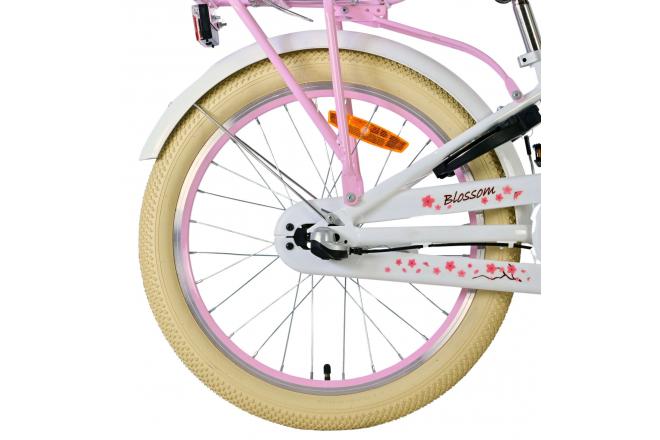 Volare Blossom Kids bike - Girls - 20 inch - White - Nexus 3 gears