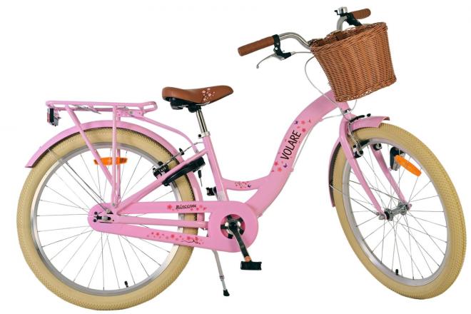 Volare Blossom Kids bike - Girls - 24 inch - Pink - Two hand brakes