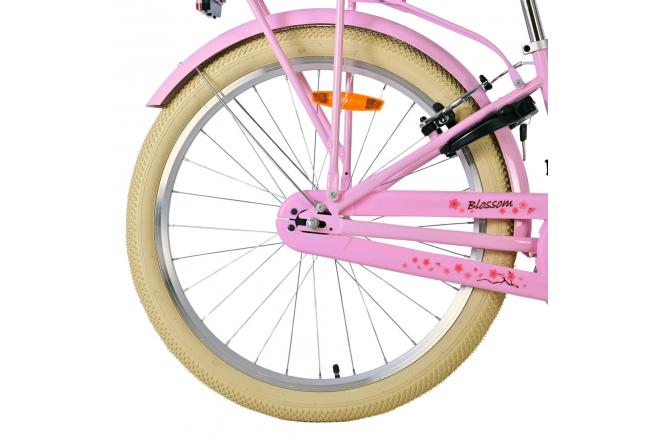 Volare Blossom Kids bike - Girls - 24 inch - Pink - Two hand brakes