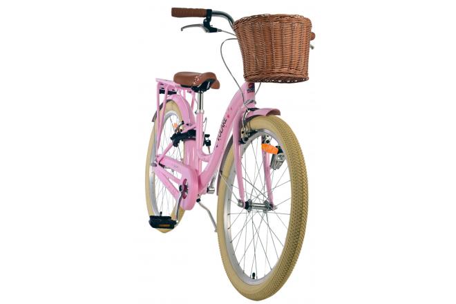Volare Blossom Kids bike - Girls - 24 inch - Pink - Two hand brakes