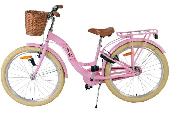 Volare Blossom Kids bike - Girls - 24 inch - Pink - Two hand brakes