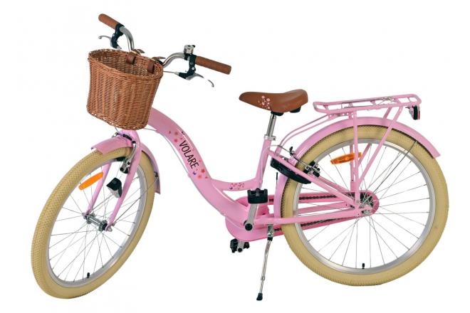 Volare Blossom Kids bike - Girls - 24 inch - Pink - Two hand brakes