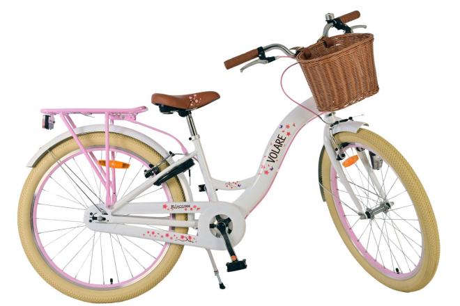 Volare Blossom Children's bike - Girls - 24 inch - White - Two hand brakes