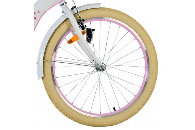 Volare Blossom Children's bike - Girls - 24 inch - White - Two hand brakes
