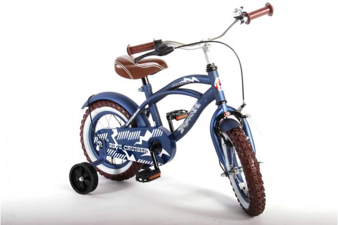 Volare Blue Cruiser Children's Bicycle - Boys - 12 inch - Blue - 95% assembled