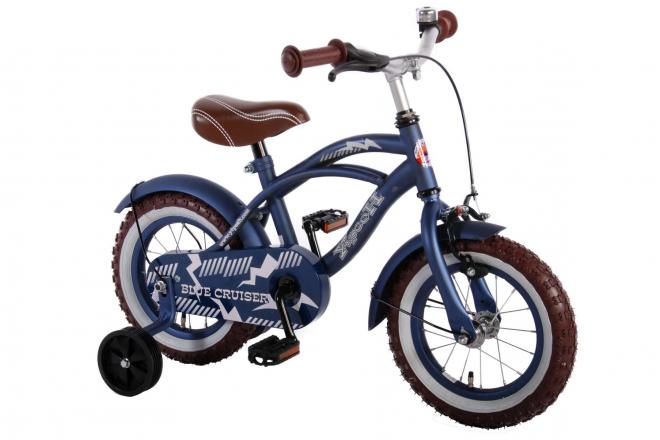 Volare Blue Cruiser Children's Bicycle - Boys - 12 inch - Blue - 95% assembled
