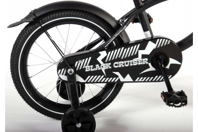 Volare Black Cruiser Children's Bicycle - Boys - 16 inch - Black
