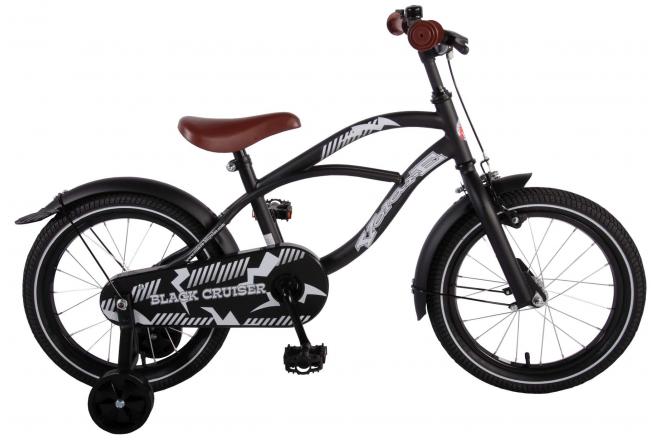 Volare Black Cruiser Children's Bicycle - Boys - 16 inch - Black