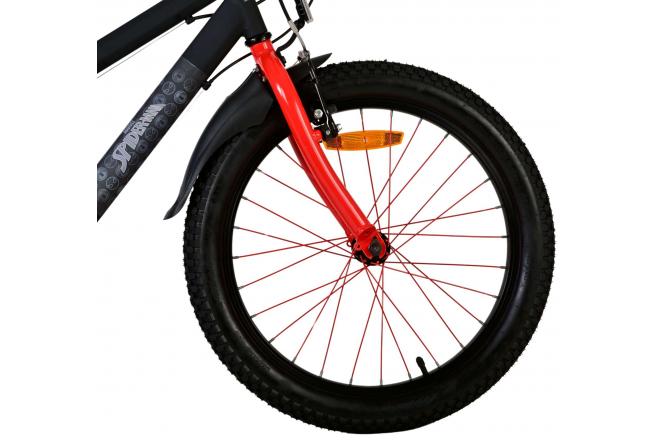 Spider-Man - Kids bike - Boys - 20 inch - Matte Black - 2 Hand Brakes